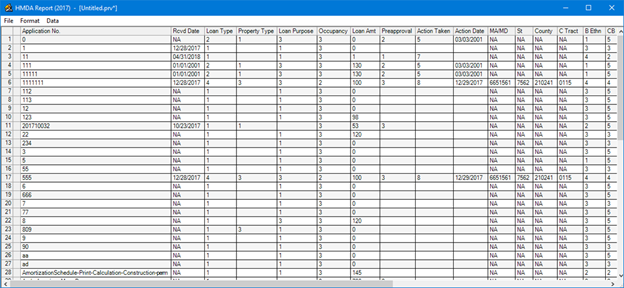 Hmda Reporting Examples 1414 Generating the HMDA report