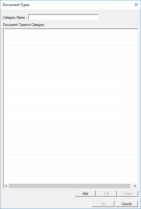5501 Adding the UCD document category and types manually