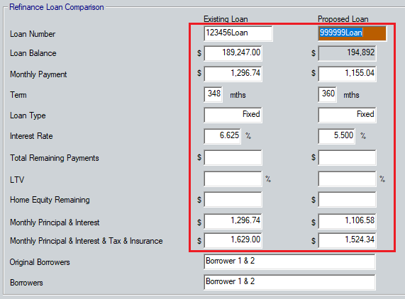 DocMagic VA Loan Comparison 1