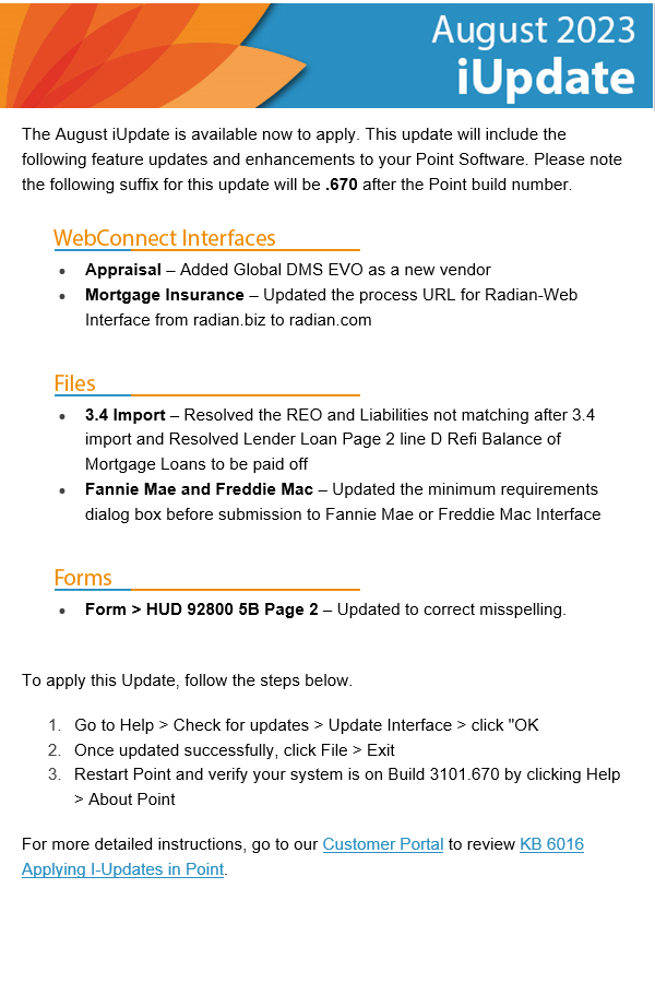 aug iupdate