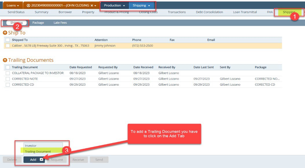 9028 Funder Shipping Post Closing Guide