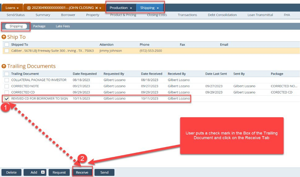 9028 Funder Shipping Post Closing Guide