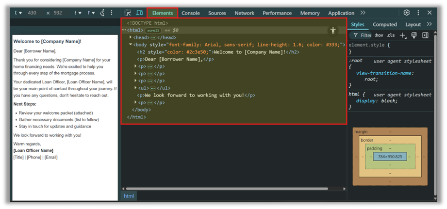 7023 How to Copy HTML from a Web Browser (Point of Sale)