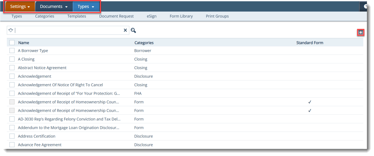 Path Admin – Creating Document Types